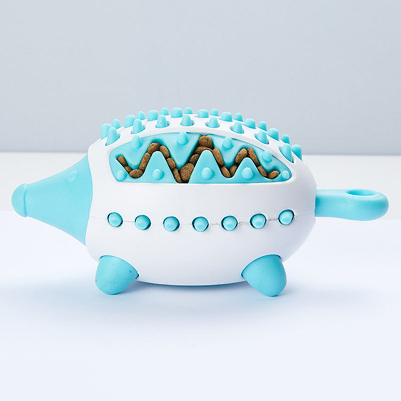 Juguete masticable interactivo con fugas de TPR
