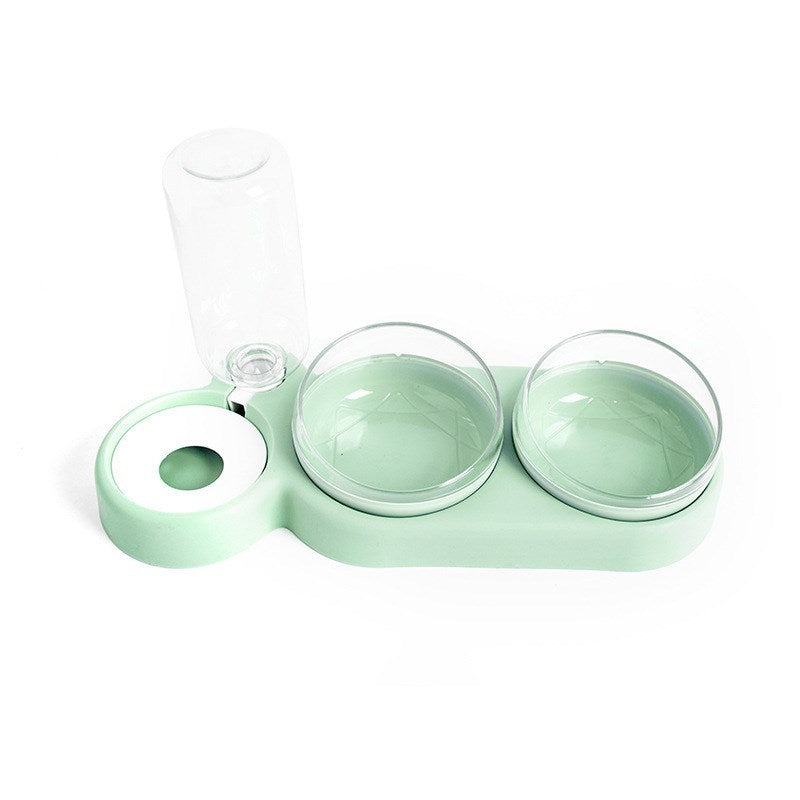 Double Pet Feeder Bowl