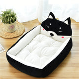 Large Cozy Pet Bed – 7 Colors, Soft Fleece