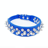 Leather Studded Rivet Dog Collar
