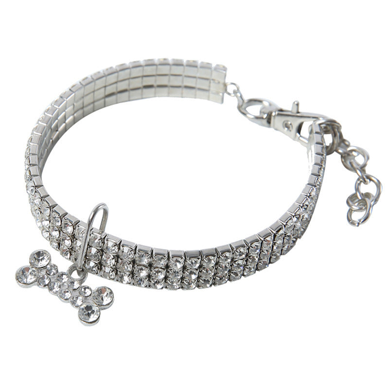 Bling Rhinestone Crystal Dog Collar
