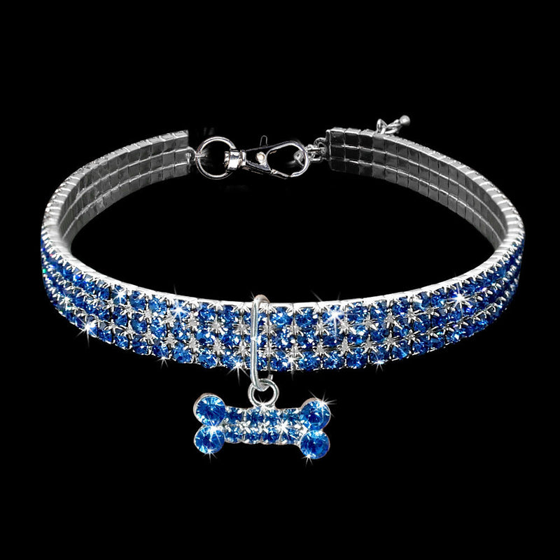 Bling Rhinestone Crystal Dog Collar