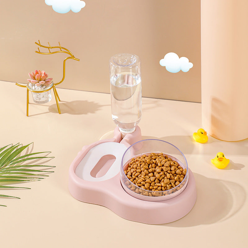 Double Pet Feeder Bowl