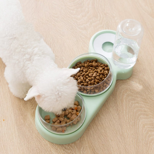 Double Pet Feeder Bowl
