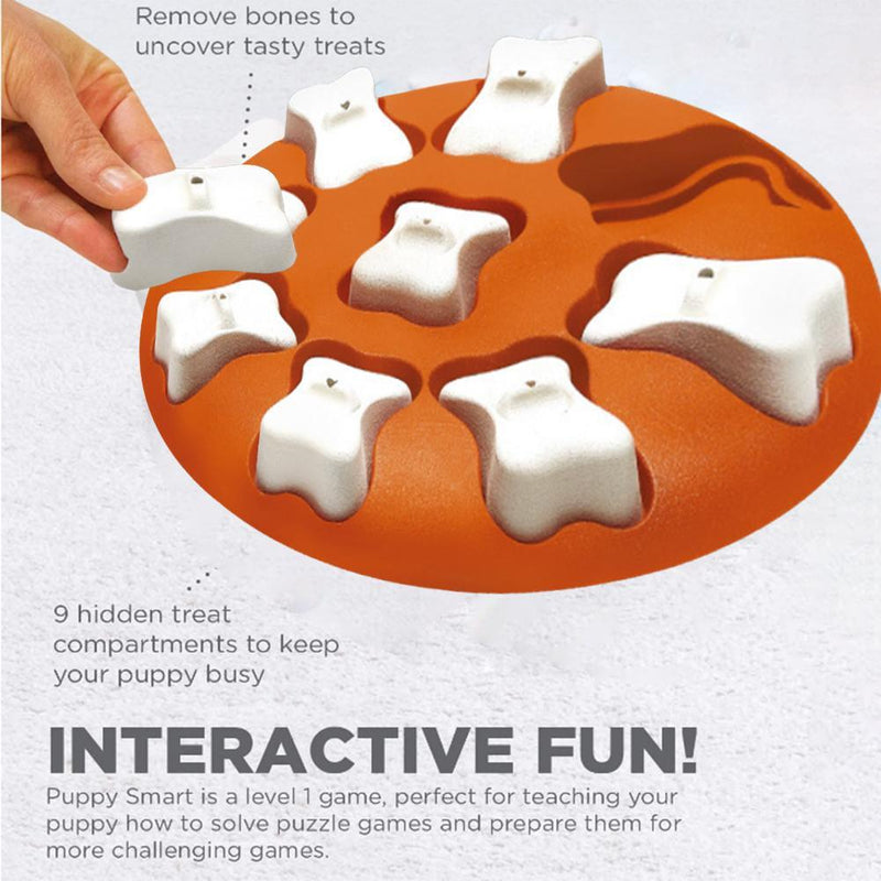 Mangeoire pour chien avec puzzle IQ Training