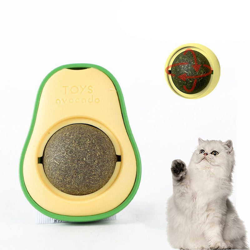 Juguete para limpiar los dientes con hierba gatera y aguacate