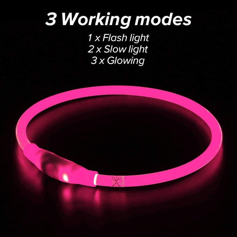 LED USB Rechargeable Dog Collar