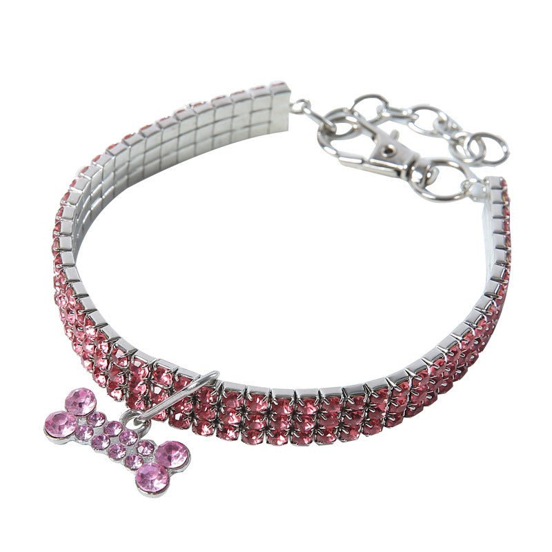 Bling Rhinestone Crystal Dog Collar