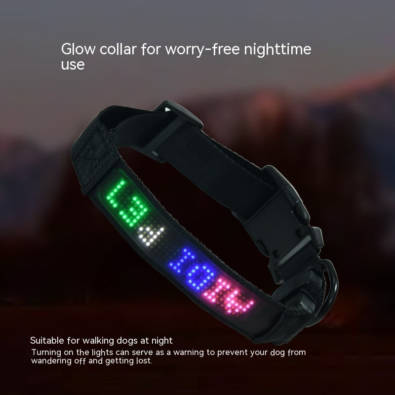 Harnais de suivi LED intelligent pour chien