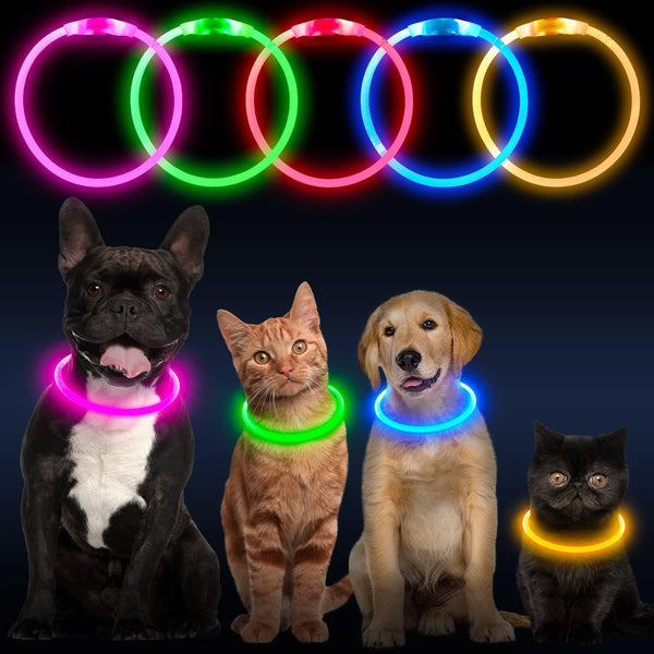 LED USB Rechargeable Dog Collar