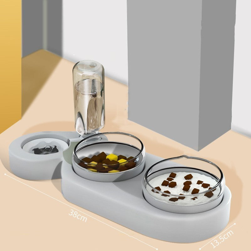 Pet Rice Bowls Automatic Water