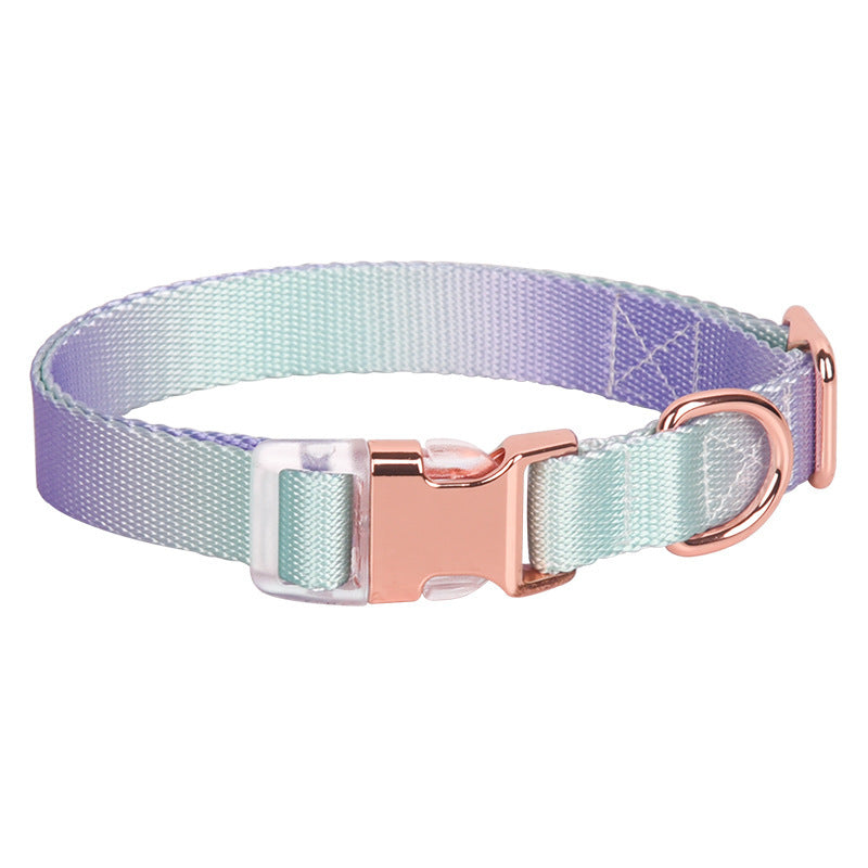 Adjustable Nylon Gradient Pet Collar