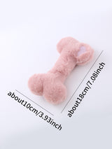 Hueso de peluche chirriante para perros 