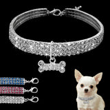 Bling Rhinestone Crystal Dog Collar