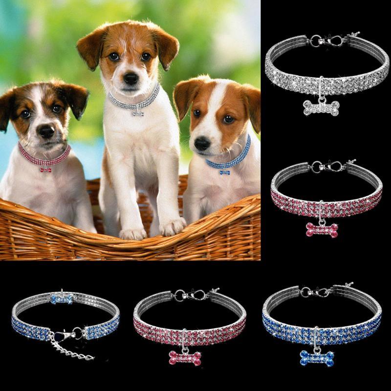 Bling Rhinestone Crystal Dog Collar