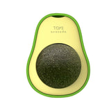 Juguete para limpiar los dientes con hierba gatera y aguacate