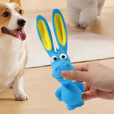 Latex Squeaky Hippo Chew Toy