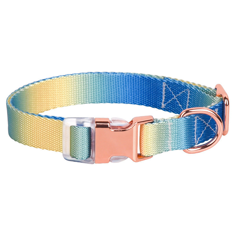 Adjustable Nylon Gradient Pet Collar