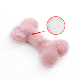 Hueso de peluche chirriante para perros 