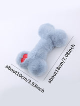Hueso de peluche chirriante para perros 