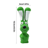 Latex Squeaky Hippo Chew Toy